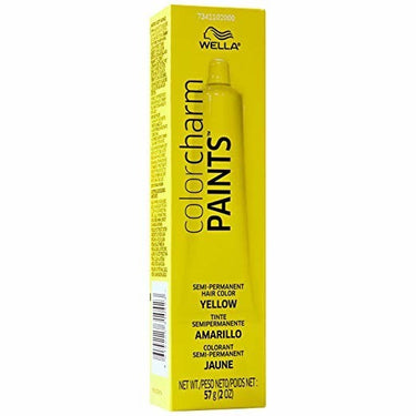Wella ColorCharm PAINTS Semi-Permanent Hair Color – Yellow – 2 oz - ANNS BEAUTY SUPPLY